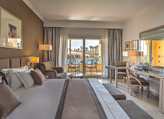Cleopatra Luxury Beach Resort Makadi Bay - Wohnbeispiel Doppelzimmer Premium (Zimmercodierungen DSO, DB1, UDM, DMG, DMM & DMO)