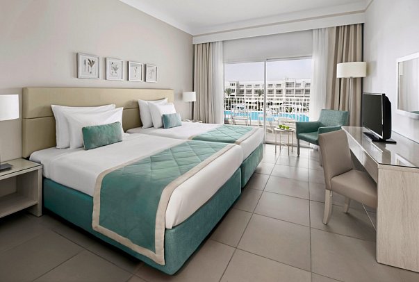 JAZ Aquaviva - Wohnbeispiel Doppelzimmer Superior Poolblick (Zimmercodierungen DSP & DCP)
