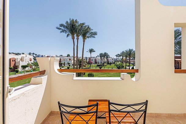 SUNRISE Royal Makadi Resort - Select - Beispiel Balkon Doppelzimmer Standard (Zimmercodierungen DGA, DCA, DGP & DCP)