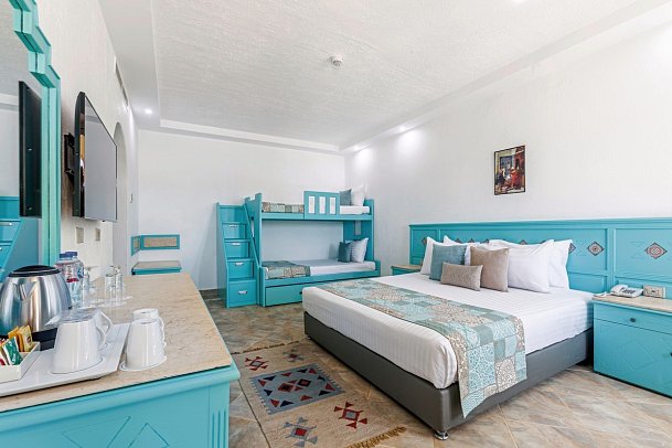 SUNRISE Royal Makadi Resort - Select - Wohnbeispiel Familienzimmer Etagenbett (Zimmercodierung FG1)