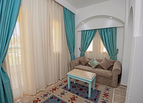 SUNRISE Royal Makadi Resort - Wohnbeispiel Doppelzimmer Gartenblick (Zimmercodierungen D1GG, DG1, DCG, DGA, DCA, DGP & DCP)