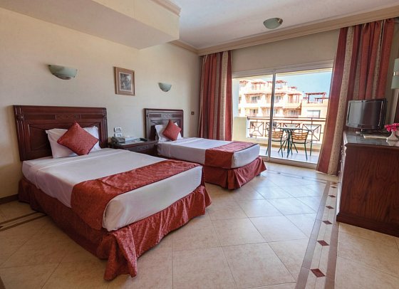 Imperial Shams Abu Soma - Wohnbeispiel Doppelzimmer seitl. Meerblick (Zimmercodierungen DB1, DP1, DC1, DPN, DGN & DCN)