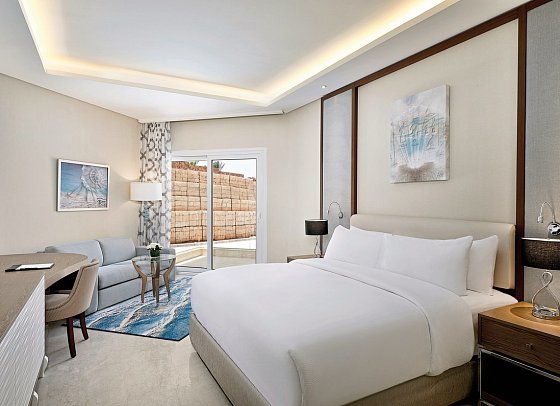 Hilton Hurghada Plaza - Wohnbeispiel Doppelzimmer Standard Back View (Zimmercodierungen DG3 & DC1)