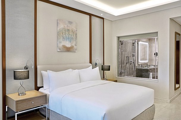 Hilton Hurghada Plaza - Wohnbeispiel Doppelzimmer Superior Meerblick (Zimmercodierungen DSM & DC2)