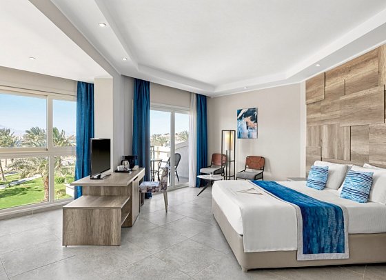 The V Luxury Resort Sahl Hasheesh - Wohnbeispiel Panoramic Suite Meerblick (Zimmercodierung W1M)