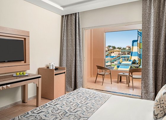 Pickalbatros Aqua Park Resort - Wohnbeispiel Doppelzimmer Standard Poolblick (Zimmercodierungen DGP, D1P & DCP)