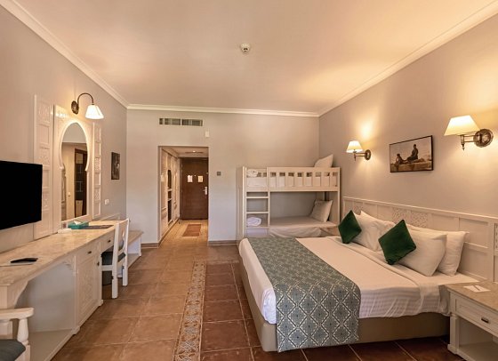 Sentido Mamlouk Palace Resort - Wohnbeispiel Familienzimmer (Zimmercodierungen FB1 & UI1)