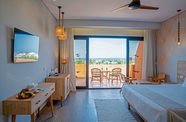 Calimera Blend Paradise - Wohnbeispiel Doppelzimmer Deluxe Meerblick (Zimmercodierungen UDM & DC8)