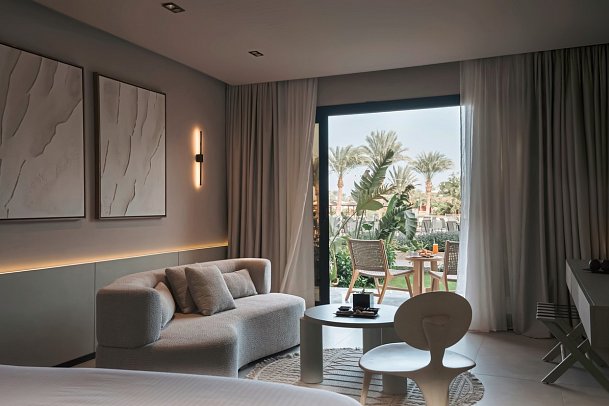 Calimera Blend Paradise - Wohnbeispiel Premium Deluxe Juniorsuite Gartenblick (Zimmercodierung JMG)