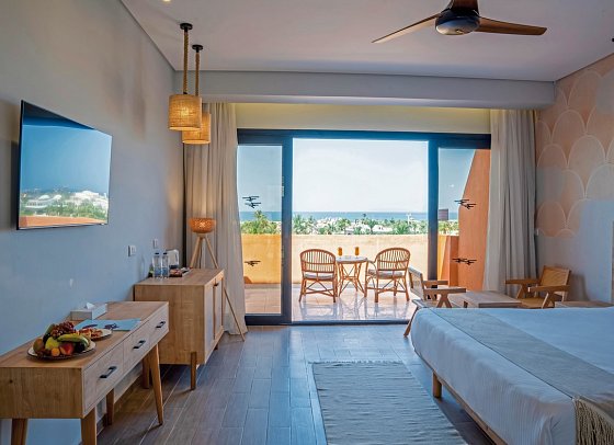 Calimera Blend Paradise - Wohnbeispiel Doppelzimmer Deluxe Meerblick (Zimmercodierungen DDM, UDM & DC8)