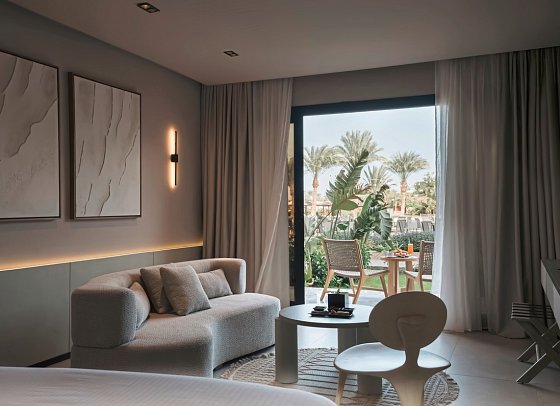Calimera Blend Paradise - Wohnbeispiel Premium Deluxe Juniorsuite Gartenblick (Zimmercodierung JMG)