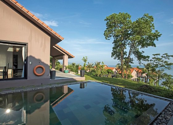 Vedana Lagoon Resort & Spa - Wohnbeispiel Hillside Pool Villa (Zimmercodierungen V1R & V2R)