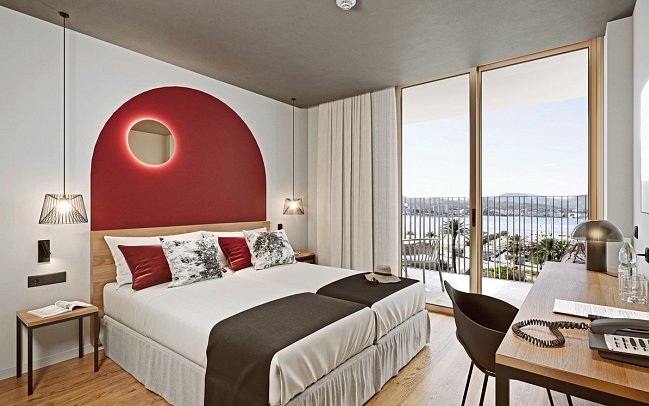 Vibra District - Wohnbeispiel Doppelzimmer seitlicher Meerblick (Zimmercodierung DBN)