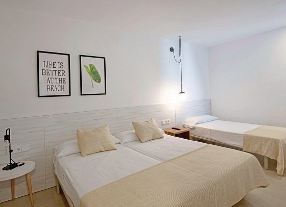 Es Pujols Appartements - Wohnbeispiel Appartement 1 Schlafzimmer (Zimmercodierung AB1)