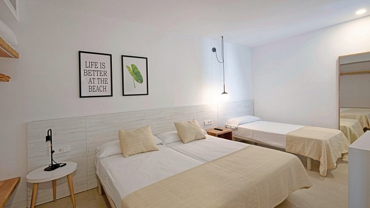 Es Pujols Appartements - Wohnbeispiel Appartement 1 Schlafzimmer (Zimmercodierung AB1)