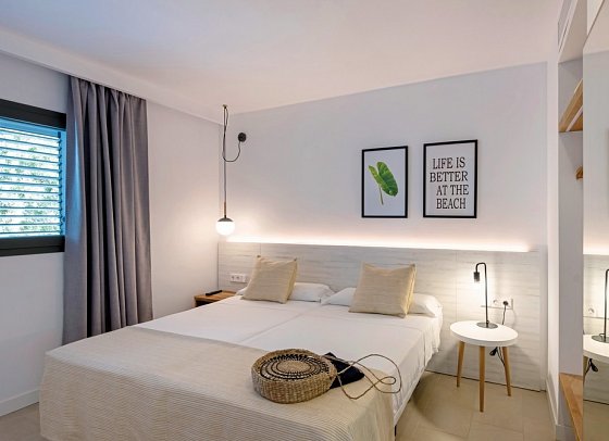 Es Pujols Appartements - Wohnbeispiel Appartement 1 Schlafzimmer (Zimmercodierung AB1)
