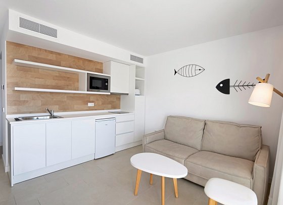 Es Pujols Appartements - Wohnbeispiel Appartement 1 Schlafzimmer (Zimmercodierung AB1)