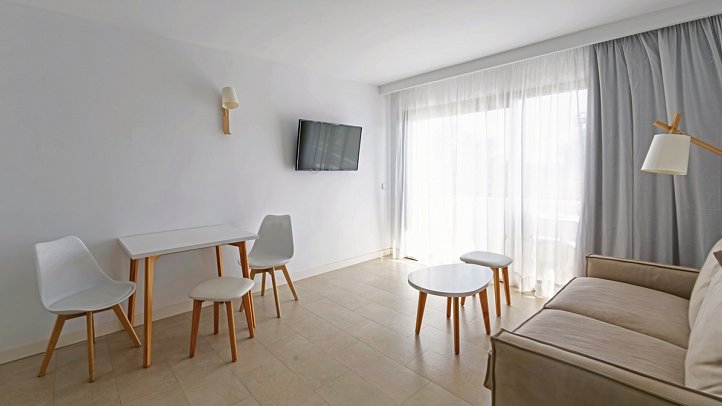 Es Pujols Appartements - Wohnbeispiel Appartement 1 Schlafzimmer (Zimmercodierung AB1)