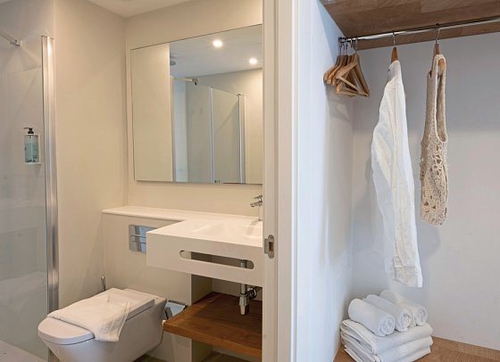 Es Pujols Appartements - Beispiel Bad (Zimmercodierung AB1)