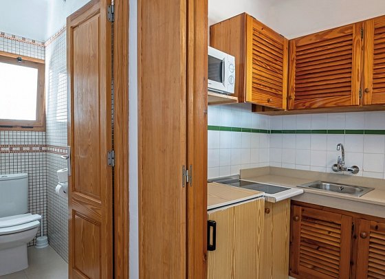 Es Pins Bungalows - Wohnbeispiel Studio (Zimmercodierung SB1)
