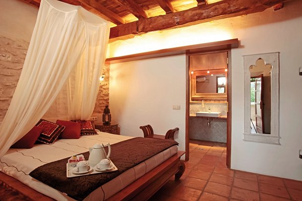 Rural Can Lluc Boutique Country Hotel & Villas - Wohnbeispiel Doppelzimmer Deluxe (mit Terrasse) (Zimmercodierung DD2)