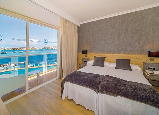 Simbad - Wohnbeispiel Doppelzimmer Meerblick (Zimmercodierungen DBM & DCM)