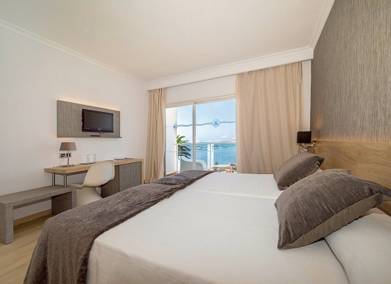 Simbad - Wohnbeispiel Doppelzimmer Meerblick (Zimmercodierungen DBM & DCM)