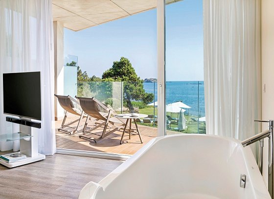 ME Ibiza - Wohnbeispiel Extra ME + Juniorsuite Meerblick (mit Terrasse) (Zimmercodierung J1M)