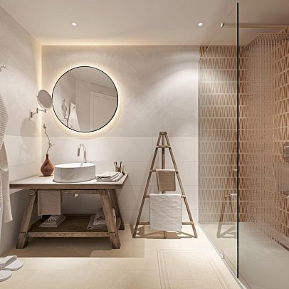 Tropic Garden - Beispiel Bad (Zimmercodierungen W1Q, W2Q, W3Q & W4Q)