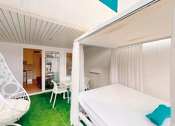 Garden Tropic - Wohnbeispiel Suite Swim-Up (Zimmercodierungen W1Q & W2Q)