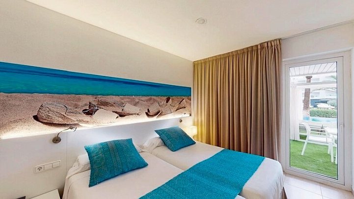 Tropic Garden - Wohnbeispiel Suite Swim-Up (Zimmercodierungen W1Q & W2Q)