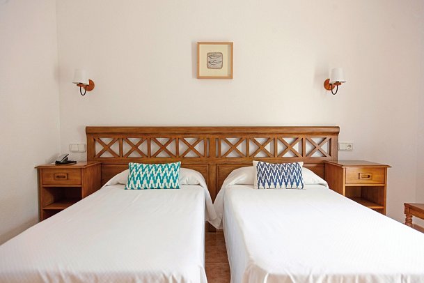 Roca Plana Formentera - Wohnbeispel Doppelzimmer Erdgeschoss (Zimmercodierung DB2)