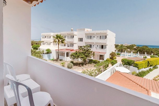 Rosamar Formentera - Beispiel Balkon Doppelzimmer (Zimmercodierung DB1)