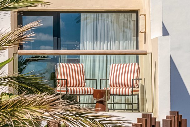 The Site Hotel Ibiza - Beispiel Balkon (Zimmercodierung DD2)