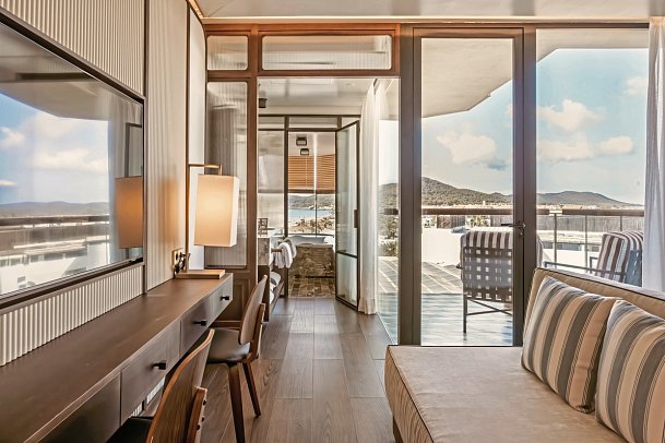 The Site Hotel Ibiza - Wohnbeispiel Juniorsuite Solstice (Zimmercodierung JB3)