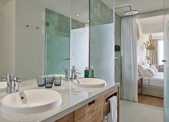 Meliá Ibiza - Wohnbeispiel Juniorsuite Meerblick (Zimmercodierungen J3M & J4M)