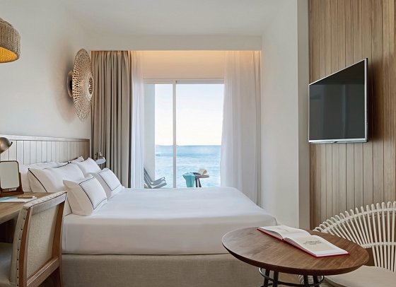 Meliá Ibiza - Wohnbeispiel Doppelzimmer Meliá Meerblick (Zimmercodierungen D5M & D6M)