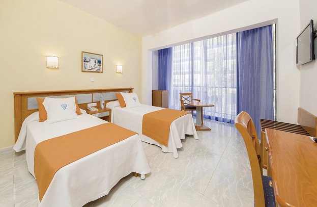 Osiris - Wohnbeispiel Doppelzimmer Gartenblick (Zimmercodierungen D1G & D2G)