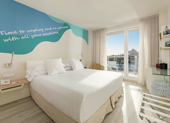 Amàre Ibiza - Wohnbeispiel Doppelzimmer I was here (Zimmercodierung DB1)