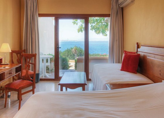 Club Sunway Punta Prima - Wohnbeispiel Dreibettzimmer Gartenblick (Zimmercodierung TBG)