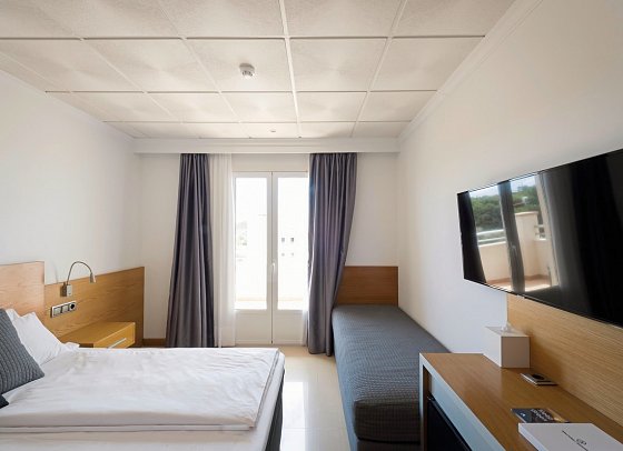 Tahiti - Wohnbeispiel Doppelzimmer (Zimmercodierung DB1)