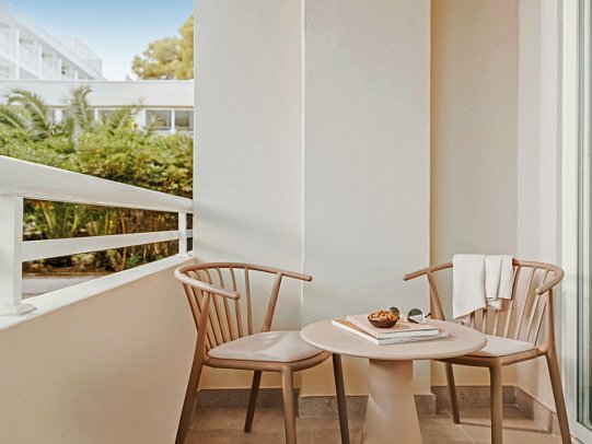 Hyde Ibiza - Beispiel Balkon (Zimmercodierung DB2)