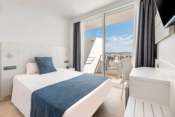 Vibra Algarb - Wohnbeispiel Einzelzimmer seitl. Meerblick (Zimmercodierung EBN)