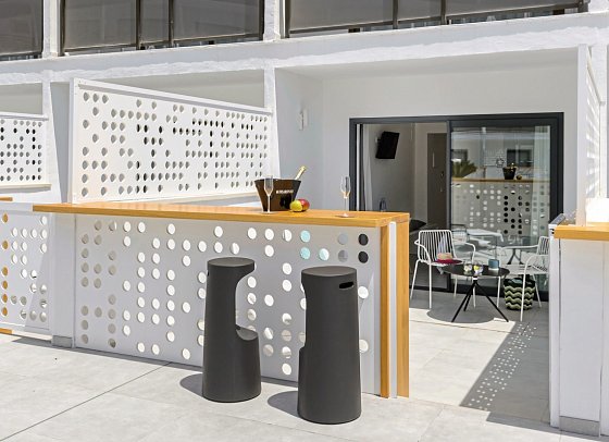 Vibra Mare Nostrum - Beispiel Terrasse Doppelzimmer Superior (Zimmercodierung DS1)