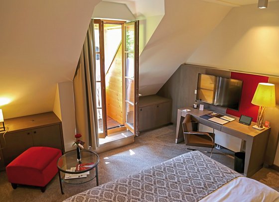 Schlosshotel Kitzbühel - Wohnbeispiel Doppelzimmer Superior (Zimmercodierung DS1)