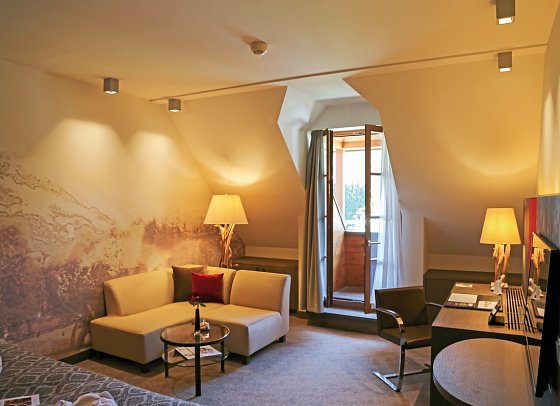 Schlosshotel Kitzbühel - Wohnbeispiel Doppelzimmer Executive (Zimmercodierung DB1)