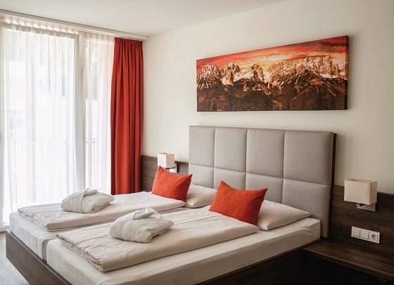 alpenhotel Kaiserfels - Wohnbeispiel Doppelzimmer Superior (Zimmercodierungen DS1, ES1 & DS4)