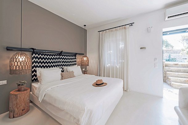 My Mykonos Hotel - Wohnbeispiel Doppelzimmer Landblick (Zimmercodierung DBL)