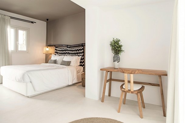 My Mykonos Hotel - Wohnbeispiel Doppelzimmer Superior Landblick (Zimmercodierung DSL)