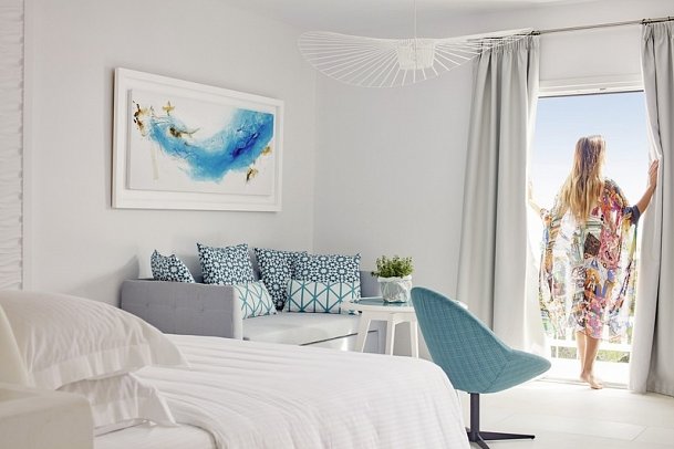 Myconian Ambassador Hotel & Thalasso Spa Center - Wohnbsp. Doppelzi. Meerblick True Blue Jacuzziliss (Zimmercodierung DBM)